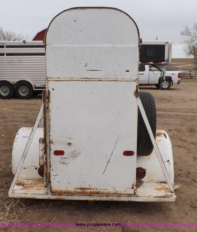 image for item F6422 1974 Phil Lyne inline two horse trailer