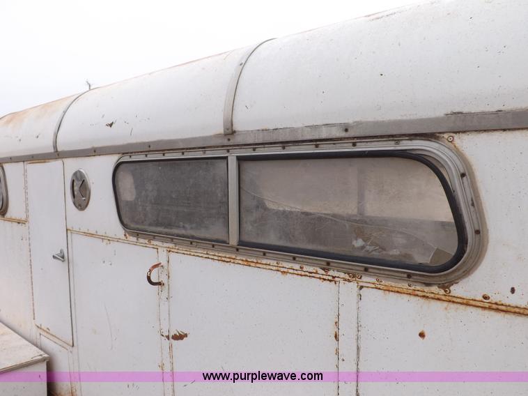 image for item F6422 1974 Phil Lyne inline two horse trailer