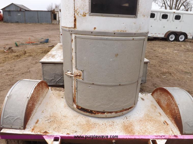 image for item F6422 1974 Phil Lyne inline two horse trailer
