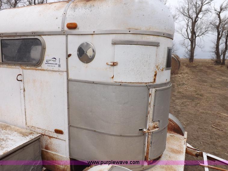 image for item F6422 1974 Phil Lyne inline two horse trailer