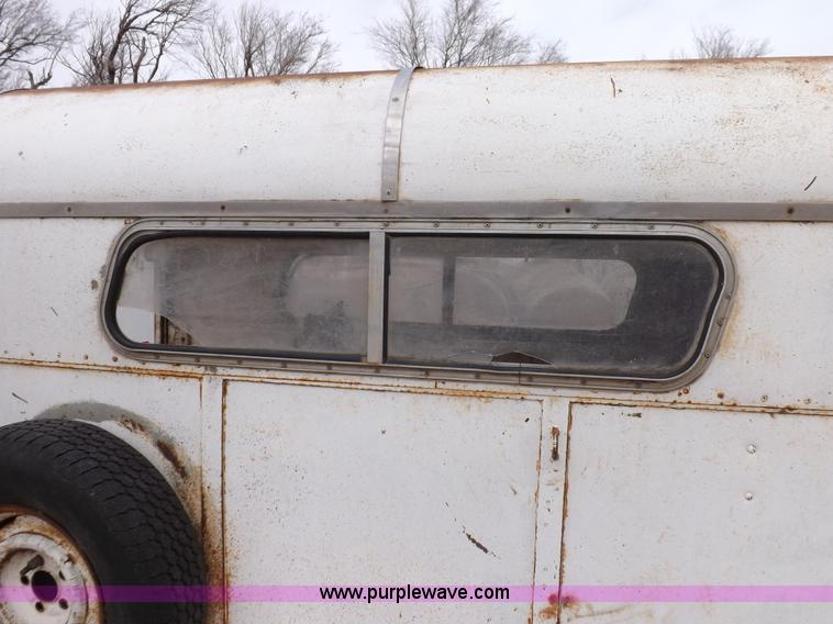 image for item F6422 1974 Phil Lyne inline two horse trailer