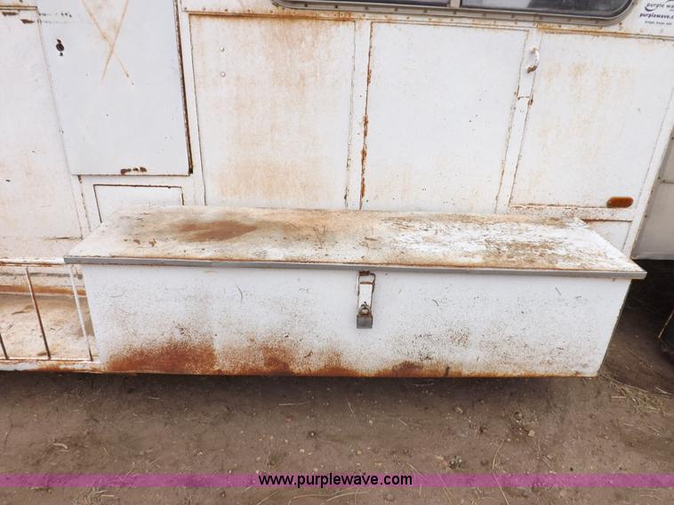 image for item F6422 1974 Phil Lyne inline two horse trailer