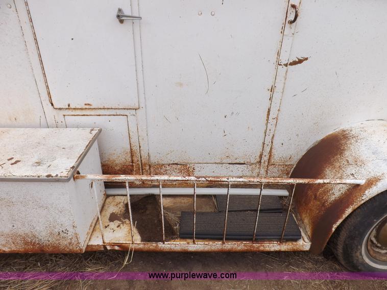image for item F6422 1974 Phil Lyne inline two horse trailer