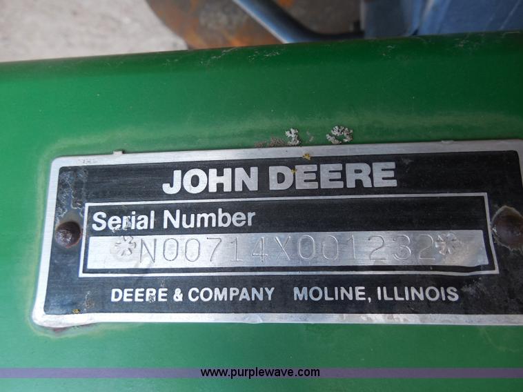 image for item F8775 John Deere 12' disk with spring tooth attachment