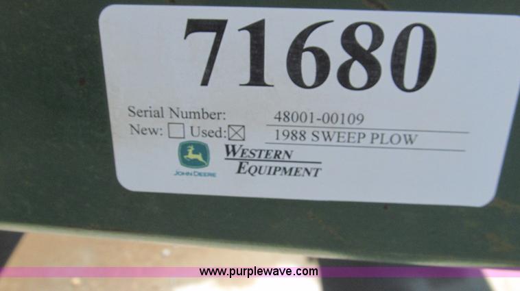 image for item G5692 Noble 6000 sweep plow