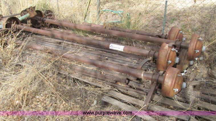 image for item G5701 (6) mobile home axles with tires