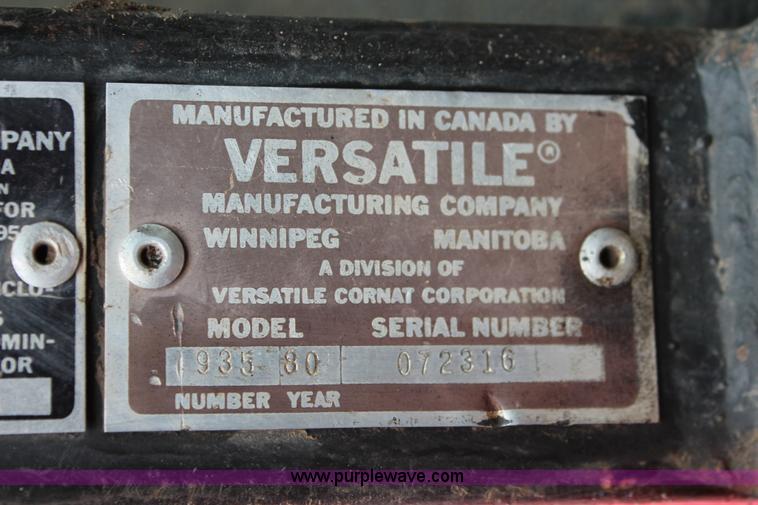 image for item H3687 1980 Versatile 935 4WD tractor