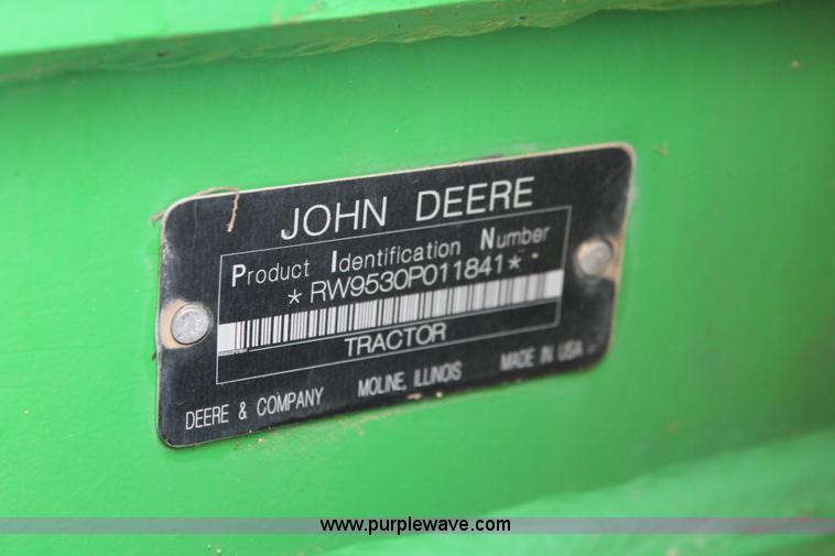 image for item H3706 2009 John Deere 9530 4WD tractor