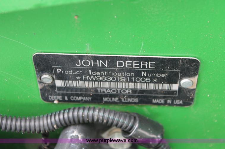 image for item H3707 2009 John Deere 9630T tractor