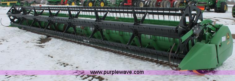 image for item H3712 2009 John Deere 635F HydraFlex platform header