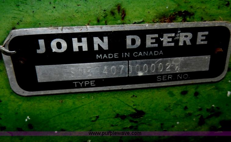 image for item X9591 John Deere 407 Gyramor rotary mower