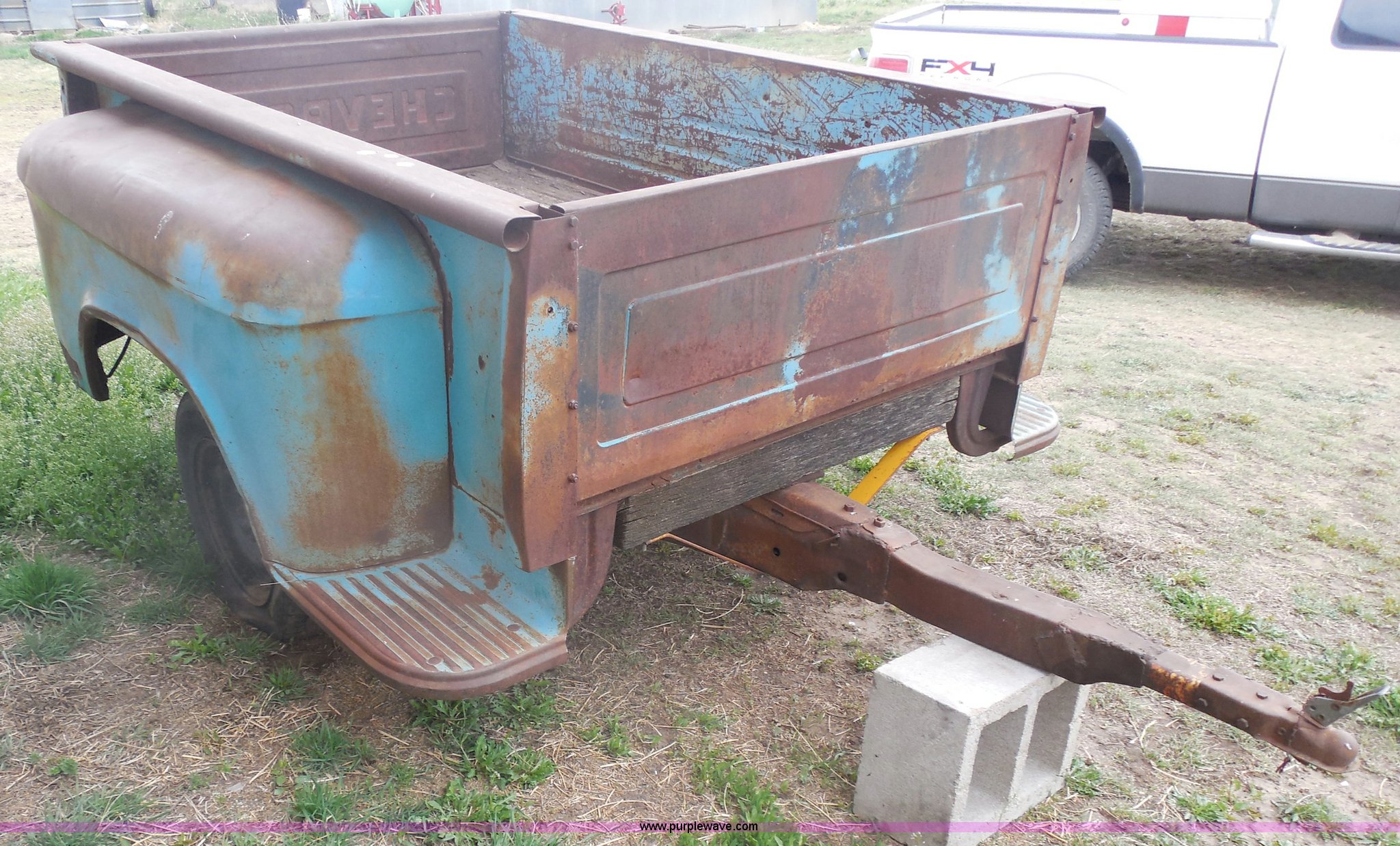 Chevrolet pickup bed trailer in Ellsworth, KS Item AD9488 sold