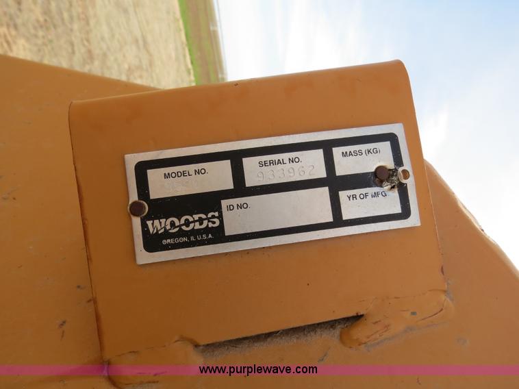 image for item B4711 2007 Woods 3240 20' bat wing rotary mower