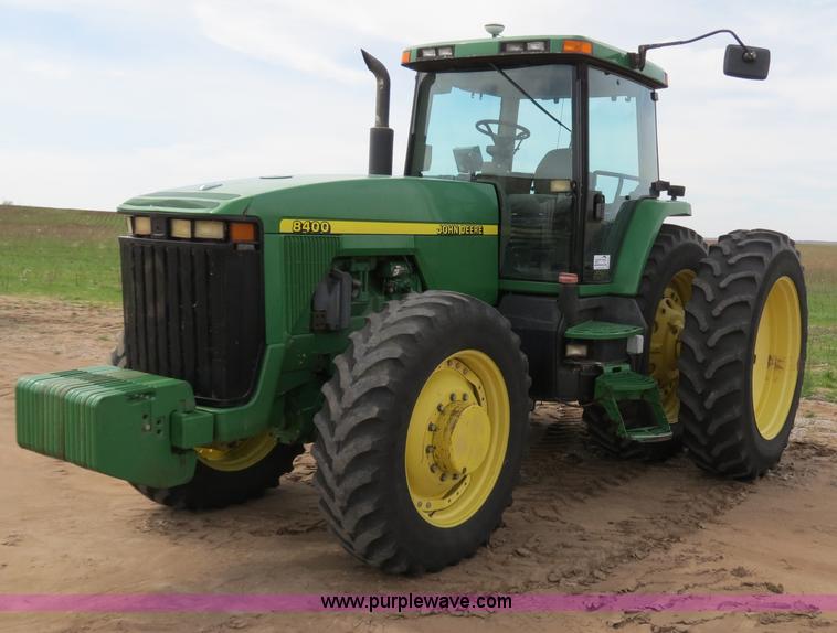 image for item B4721 1998 John Deere 8400 MFWD tractor
