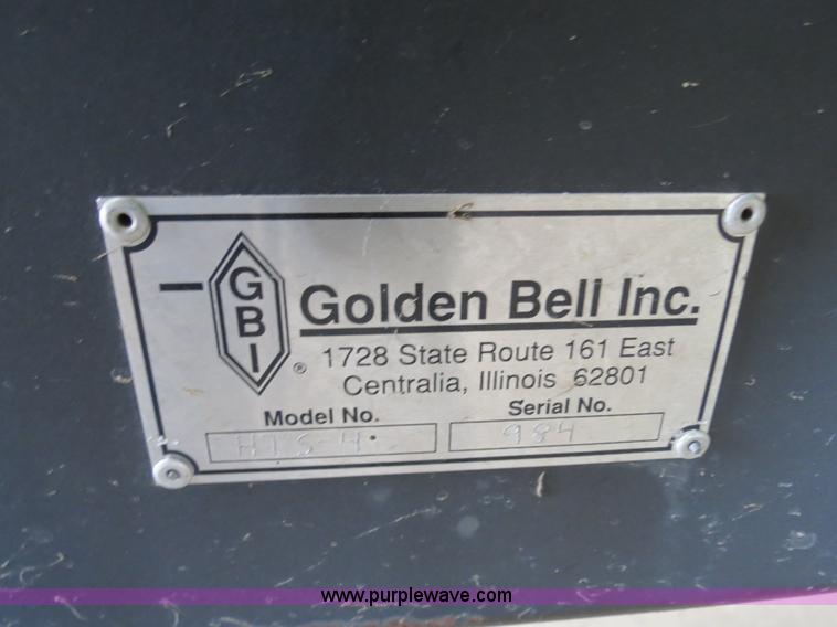 image for item B4730 1998 John Deere 925 25' flex platform header with 2011 Golden Belt header trailer