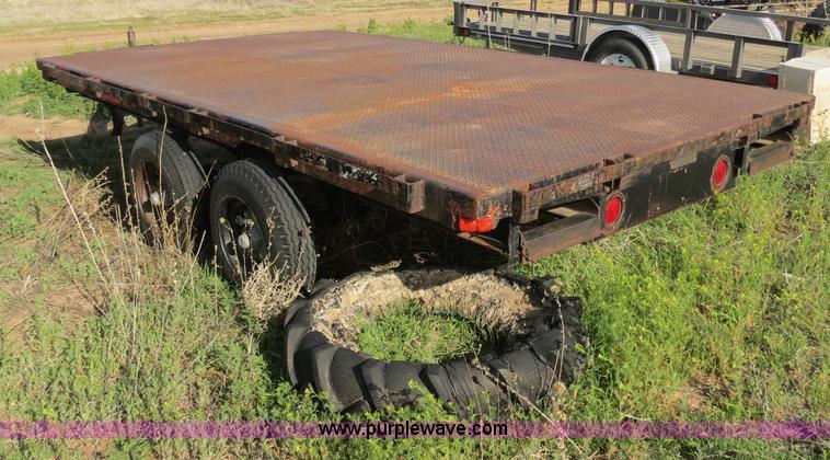 image for item S9599 Shop built 13' trailer