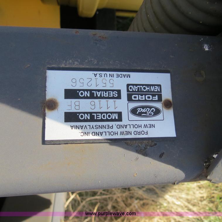 image for item S9601 New Holland 1116H swather head