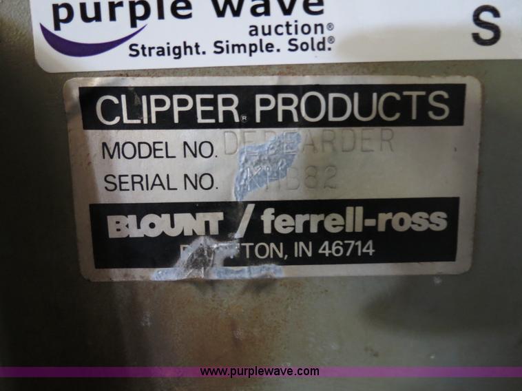 image for item S9613 Clipper seed debearder