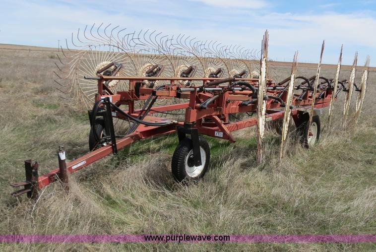image for item S9620 H&S Bi-Fold-12-hyd 12 wheel rake