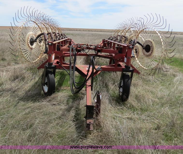 image for item S9620 H&S Bi-Fold-12-hyd 12 wheel rake