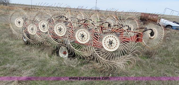 image for item S9620 H&S Bi-Fold-12-hyd 12 wheel rake