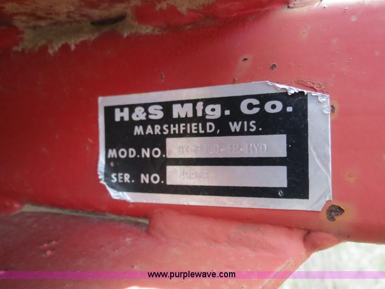 image for item S9620 H&S Bi-Fold-12-hyd 12 wheel rake