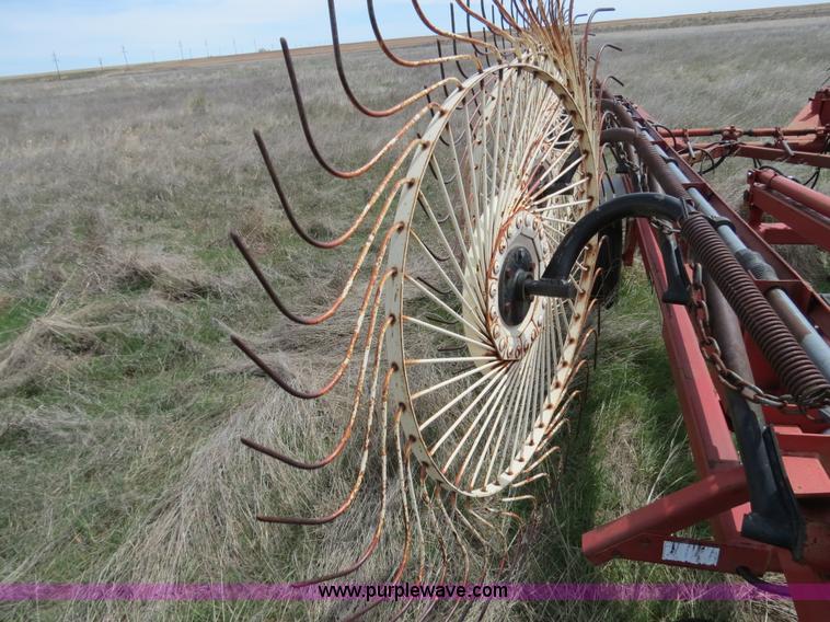 image for item S9620 H&S Bi-Fold-12-hyd 12 wheel rake