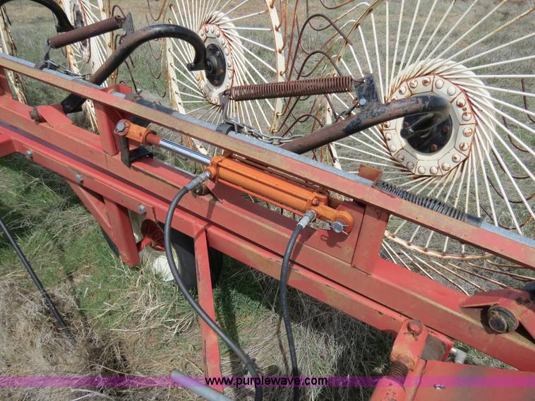 image for item S9620 H&S Bi-Fold-12-hyd 12 wheel rake