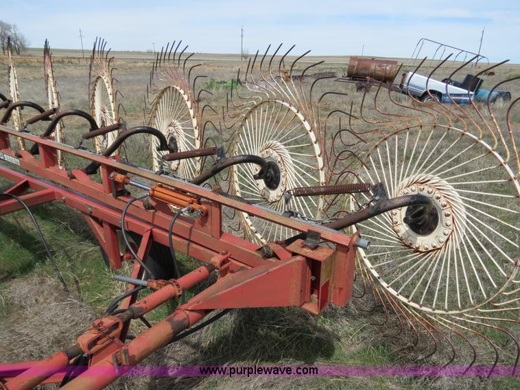 image for item S9620 H&S Bi-Fold-12-hyd 12 wheel rake