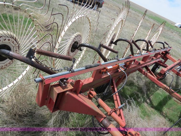 image for item S9620 H&S Bi-Fold-12-hyd 12 wheel rake