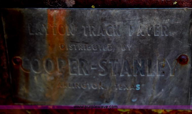 image for item AJ9636 Layton track paver