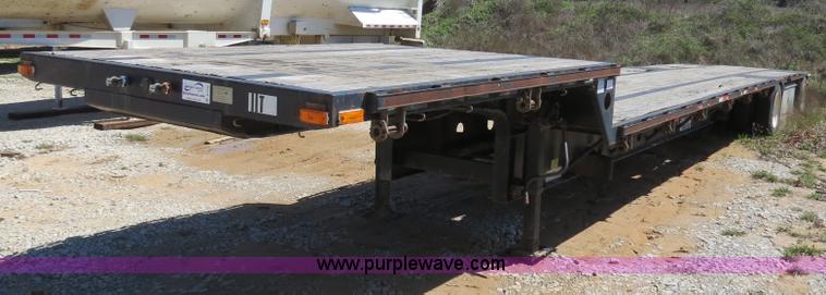 image for item B4745 1999 Transcraft 48' drop deck flatbed trailer