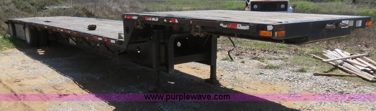 image for item B4745 1999 Transcraft 48' drop deck flatbed trailer