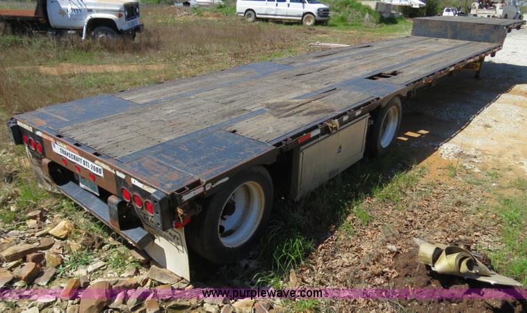 image for item B4745 1999 Transcraft 48' drop deck flatbed trailer