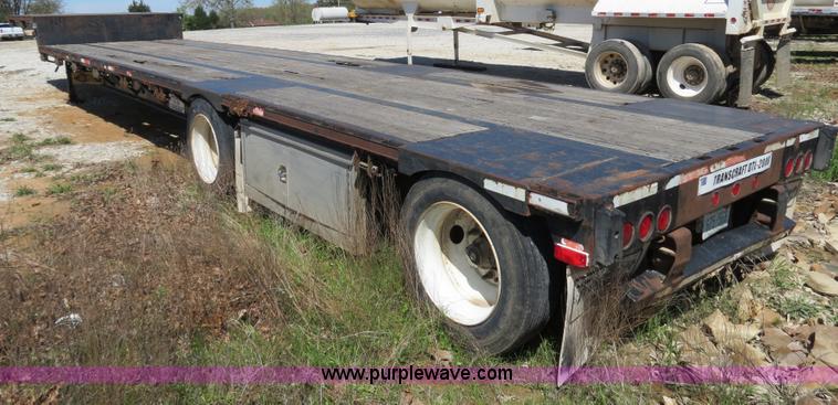 image for item B4745 1999 Transcraft 48' drop deck flatbed trailer