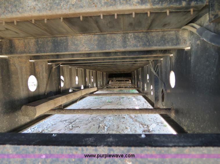 image for item B4745 1999 Transcraft 48' drop deck flatbed trailer