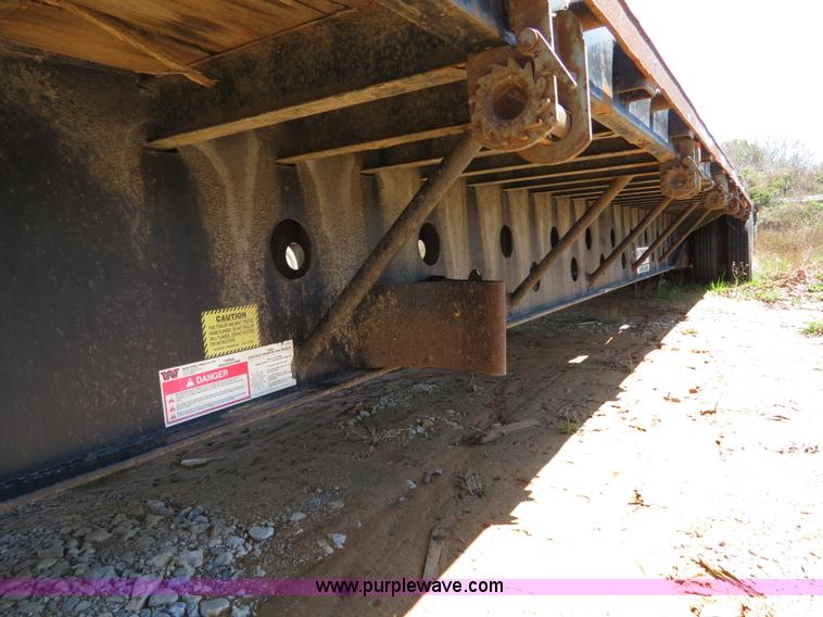 image for item B4745 1999 Transcraft 48' drop deck flatbed trailer