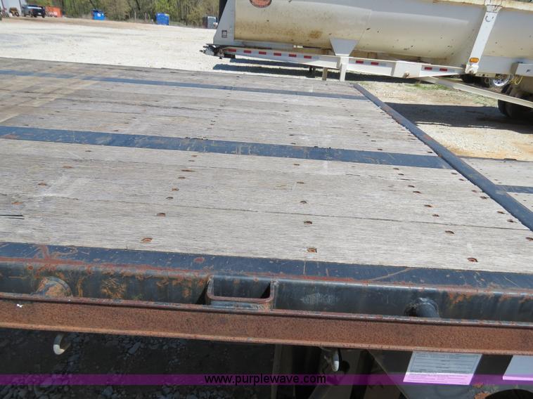image for item B4745 1999 Transcraft 48' drop deck flatbed trailer