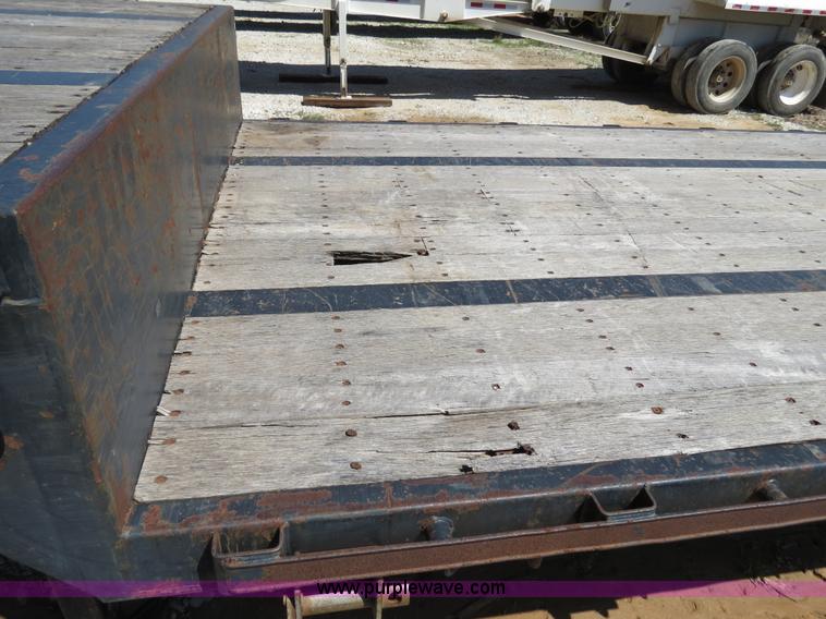 image for item B4745 1999 Transcraft 48' drop deck flatbed trailer