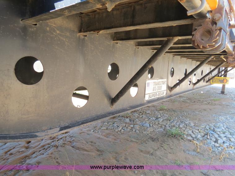 image for item B4745 1999 Transcraft 48' drop deck flatbed trailer