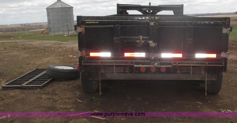 image for item B5467 2007 Big Tex 14LX gooseneck tandem axle dump trailer