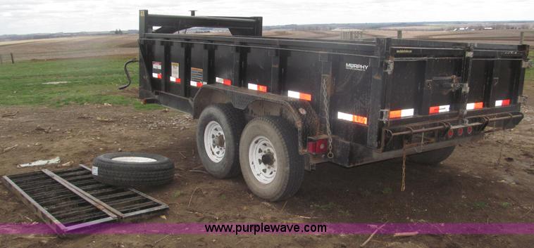 image for item B5467 2007 Big Tex 14LX gooseneck tandem axle dump trailer