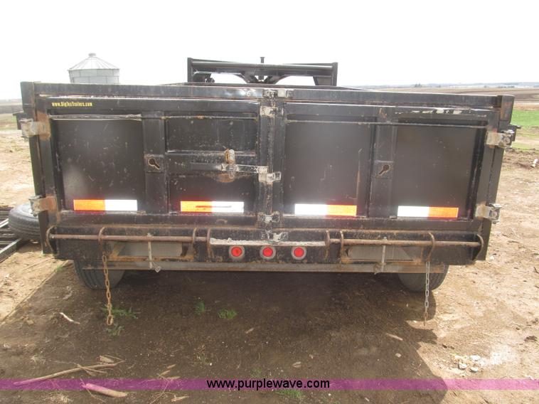 image for item B5467 2007 Big Tex 14LX gooseneck tandem axle dump trailer