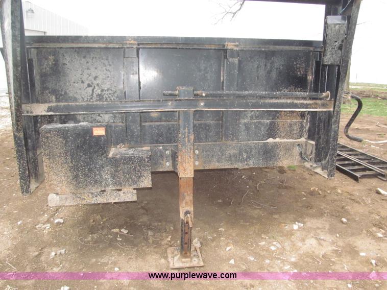 image for item B5467 2007 Big Tex 14LX gooseneck tandem axle dump trailer