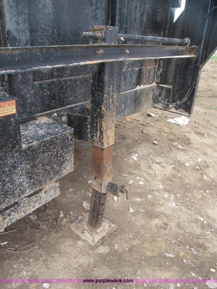 image for item B5467 2007 Big Tex 14LX gooseneck tandem axle dump trailer