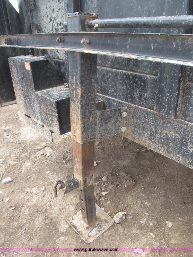 image for item B5467 2007 Big Tex 14LX gooseneck tandem axle dump trailer