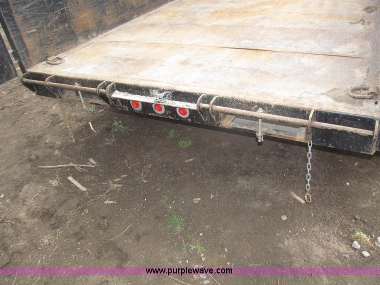 image for item B5467 2007 Big Tex 14LX gooseneck tandem axle dump trailer