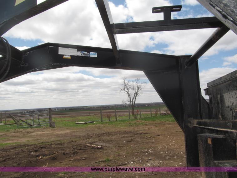 image for item B5467 2007 Big Tex 14LX gooseneck tandem axle dump trailer