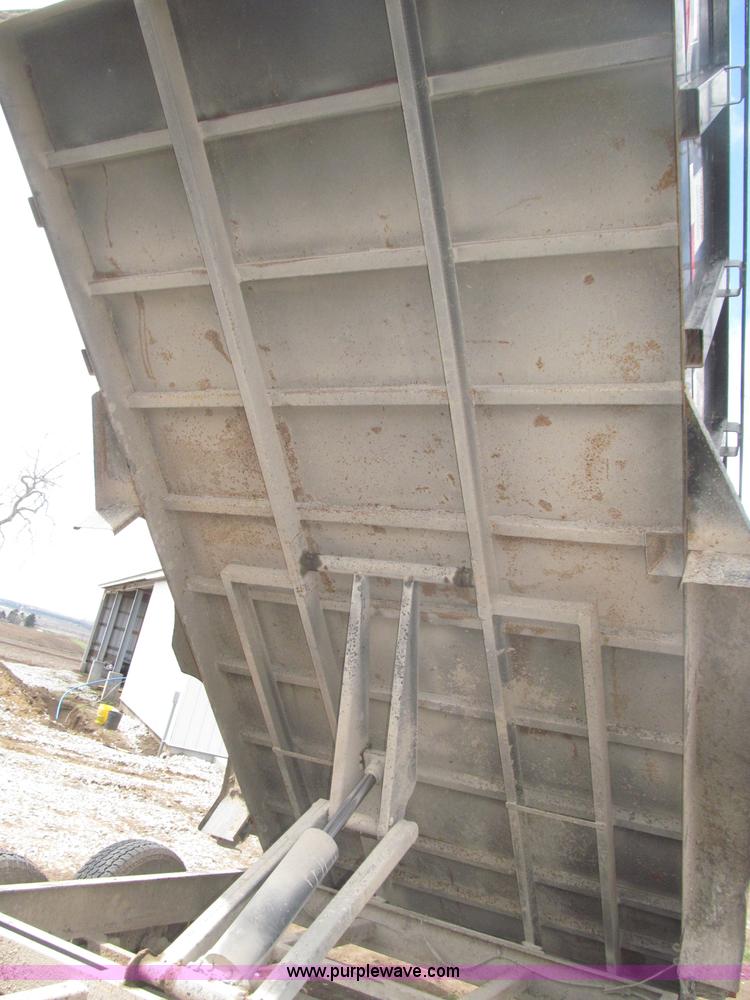 image for item B5467 2007 Big Tex 14LX gooseneck tandem axle dump trailer