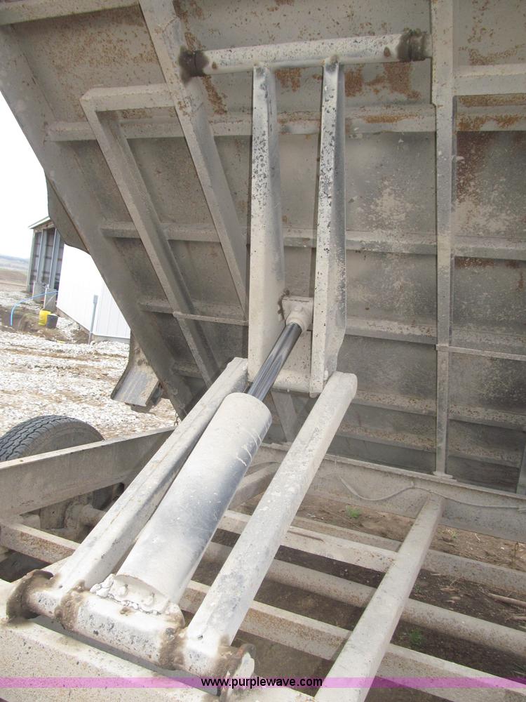 image for item B5467 2007 Big Tex 14LX gooseneck tandem axle dump trailer